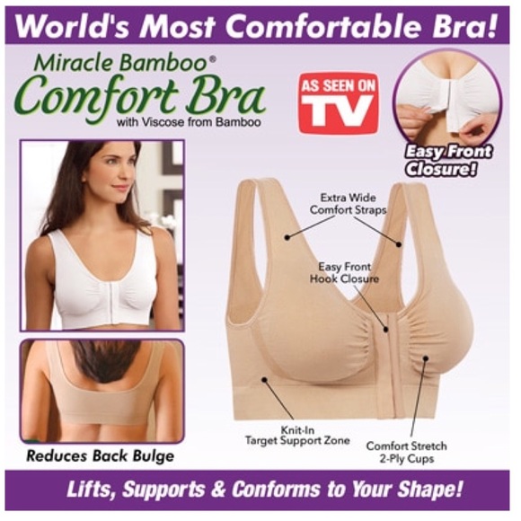 Miracle Bamboo Shaper Bra Full Coverage + Support - Picture 2 of 6